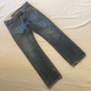 Abercrombie & Fitch 30x32 Blue Jeans Horton Classic Straight leg Button Fly
